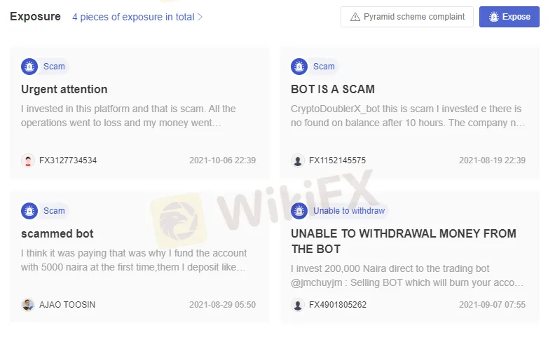 User Exposure sa WikiFX