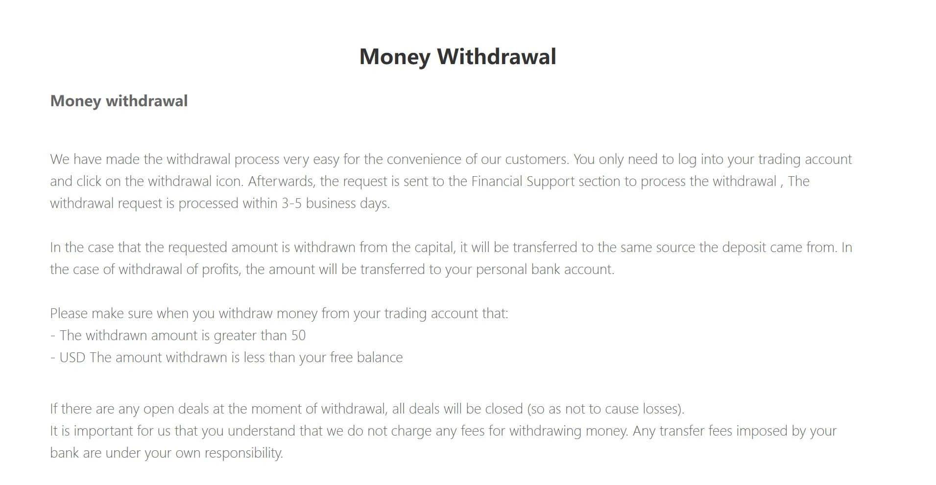 Mga Deposito at Pagwiwithdraw Mga Deposito at Pagwiwithdraw