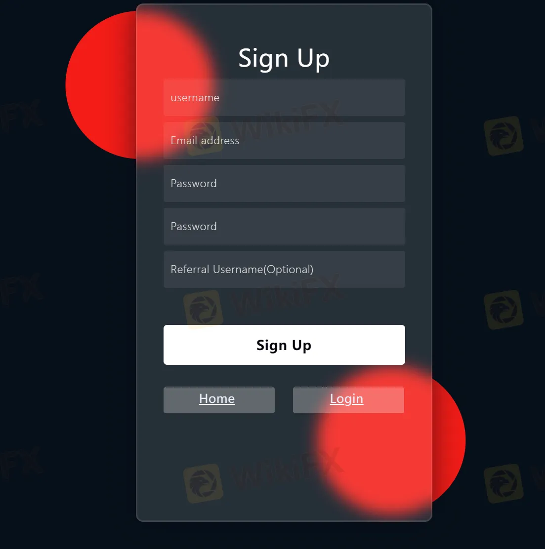 필요한 정보 입력