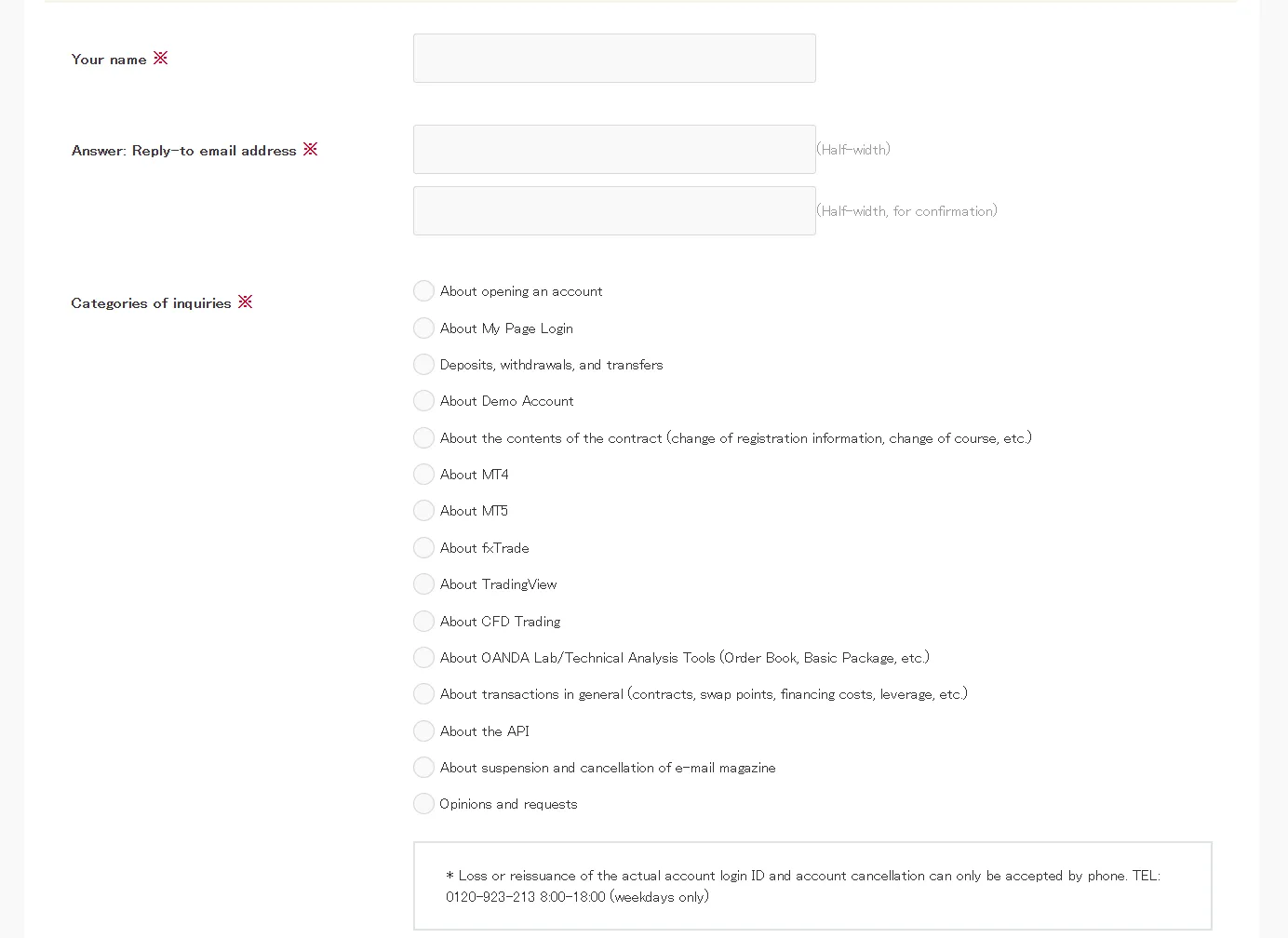 Contact Form Contact Form
