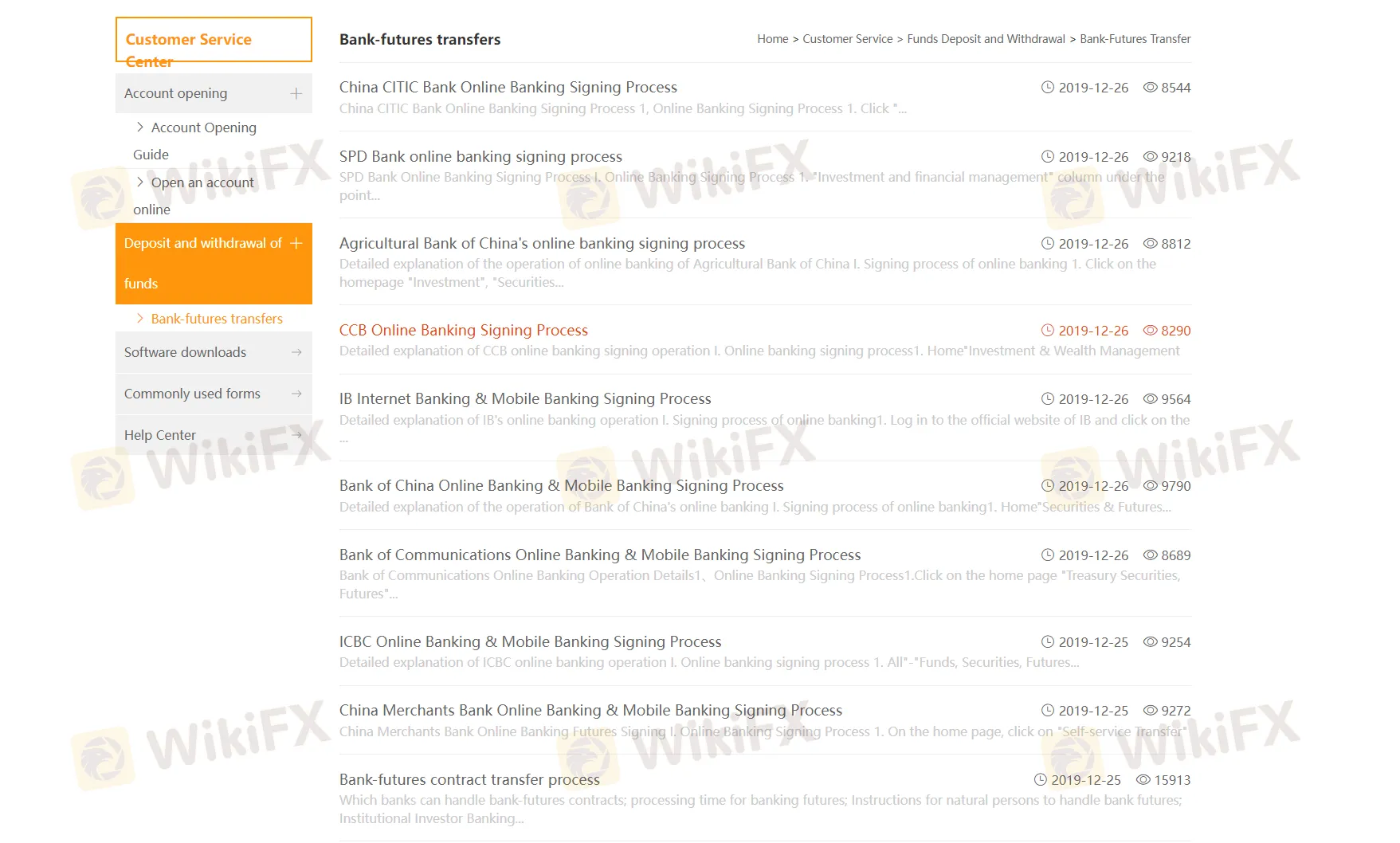 Deposits & Withdrawals
