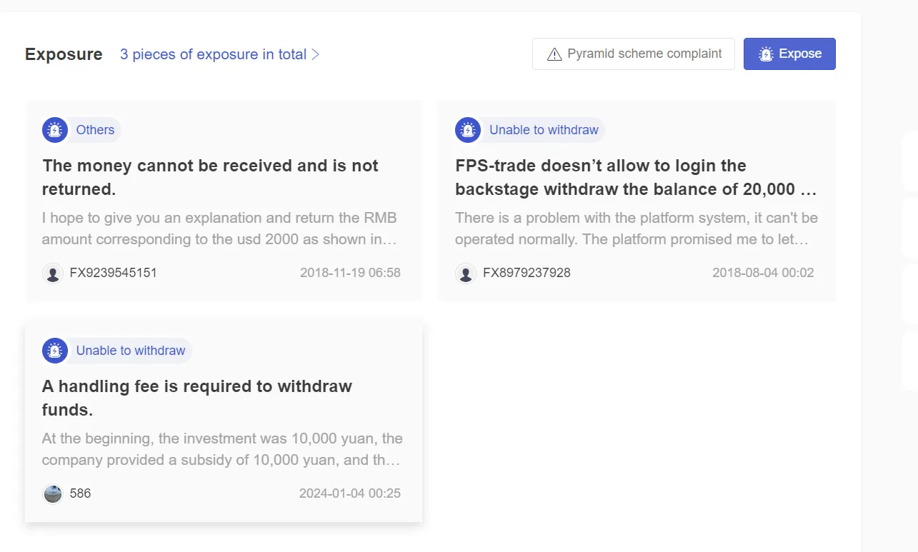 Paparan Pengguna di WikiFX Paparan Pengguna di WikiFX