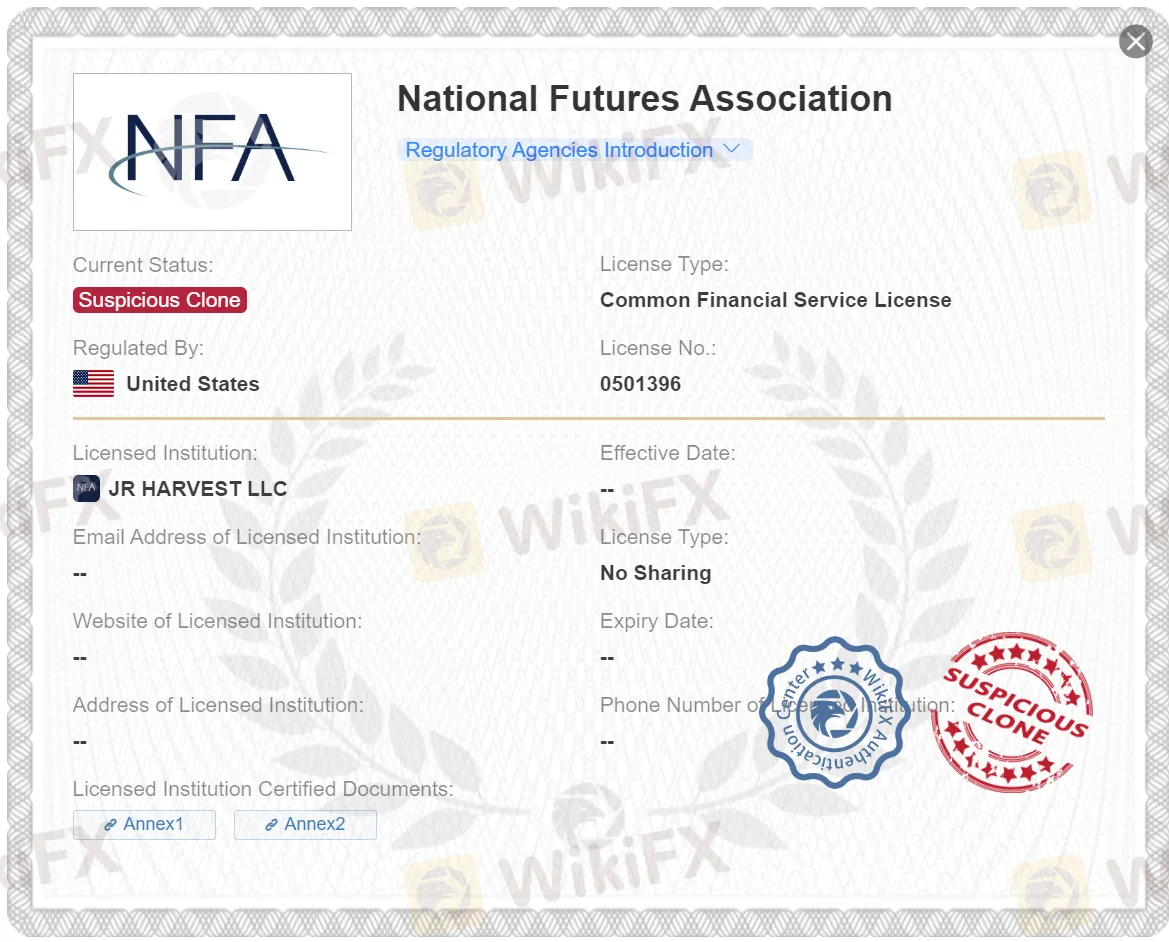 可疑克隆NFA许可证