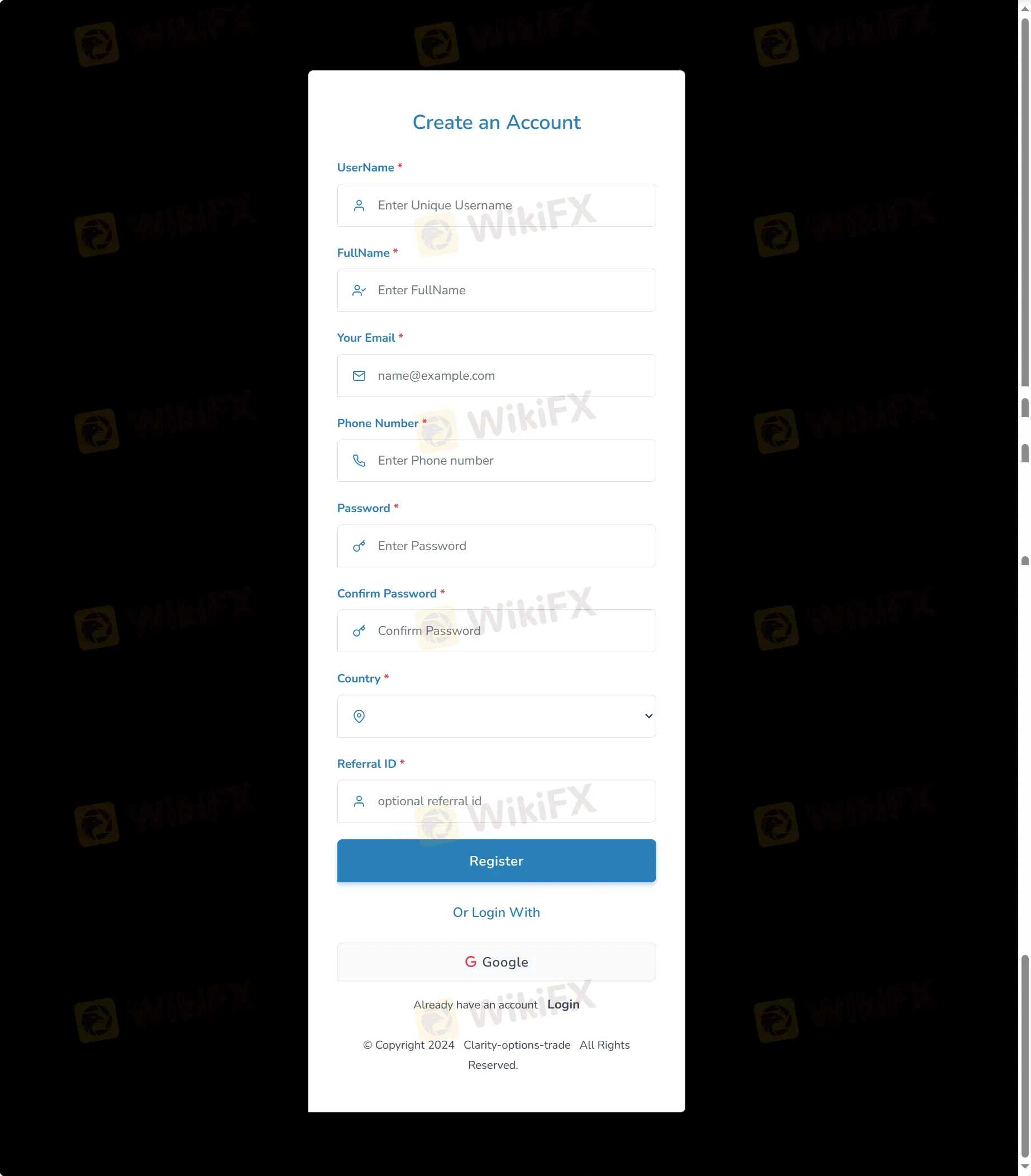 isi info yang diperlukan