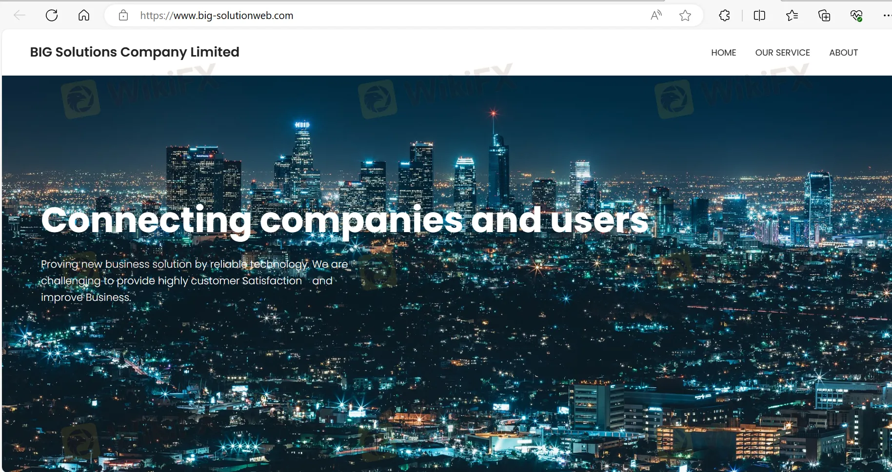 BIG Solutions Company Limitedのホームページ BIG Solutions Company Limitedのホームページ