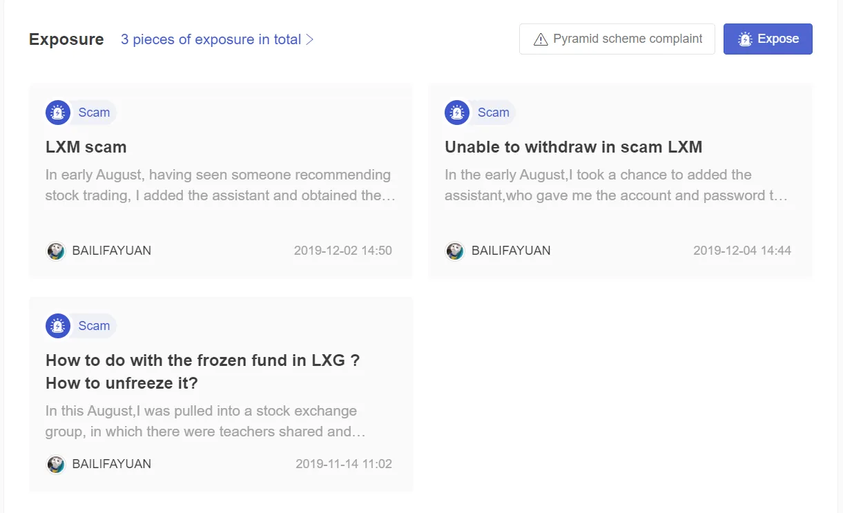 User Exposure on WikiFX