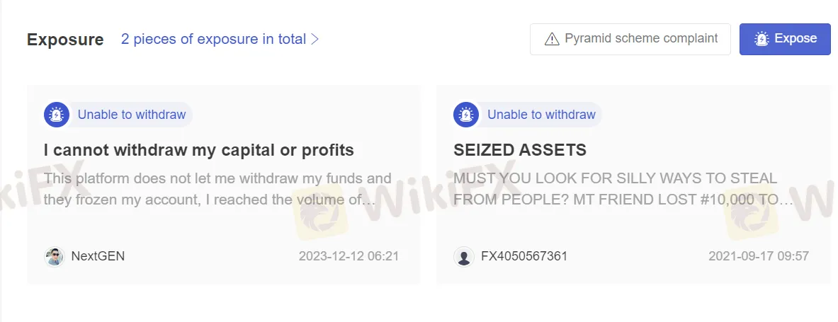User Exposure on WikiFX