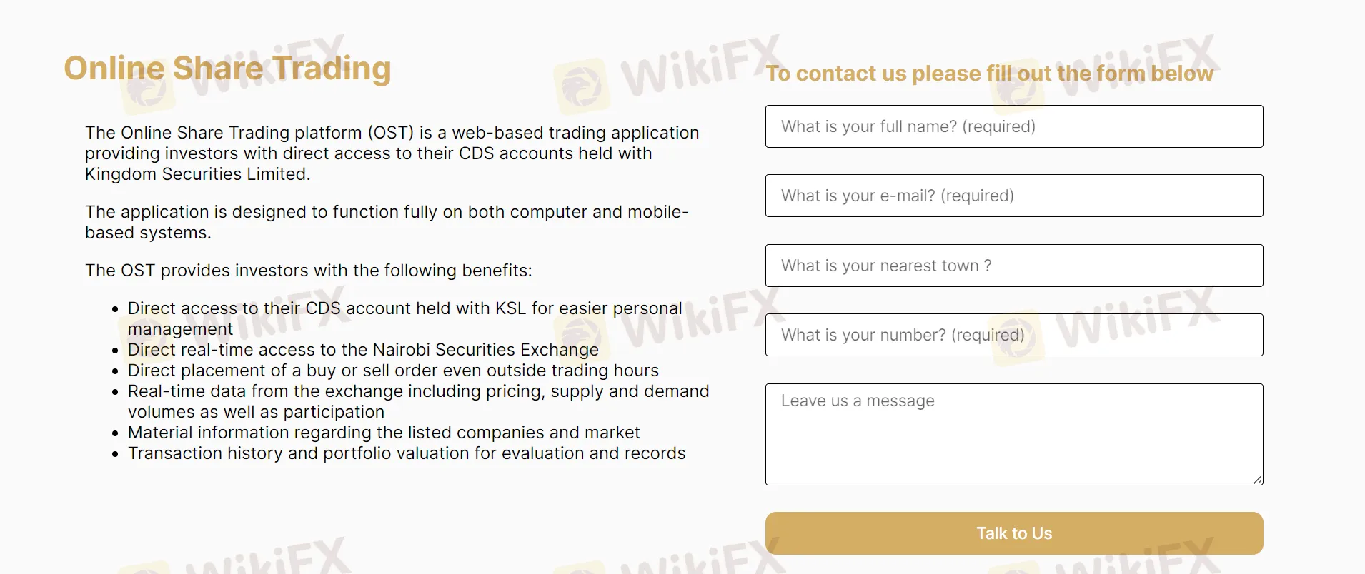 online share trading