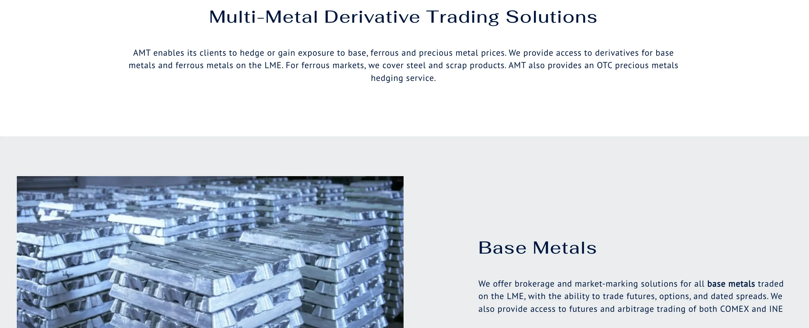 Products and Services Products and Services