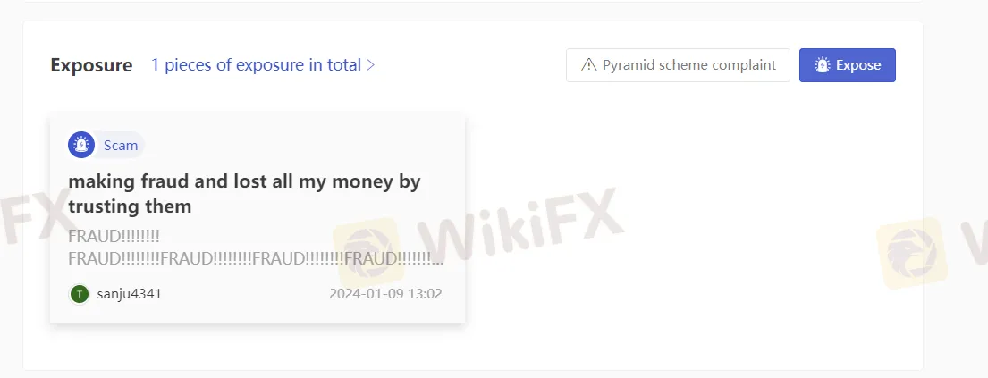 User Exposure on WikiFX User Exposure on WikiFX