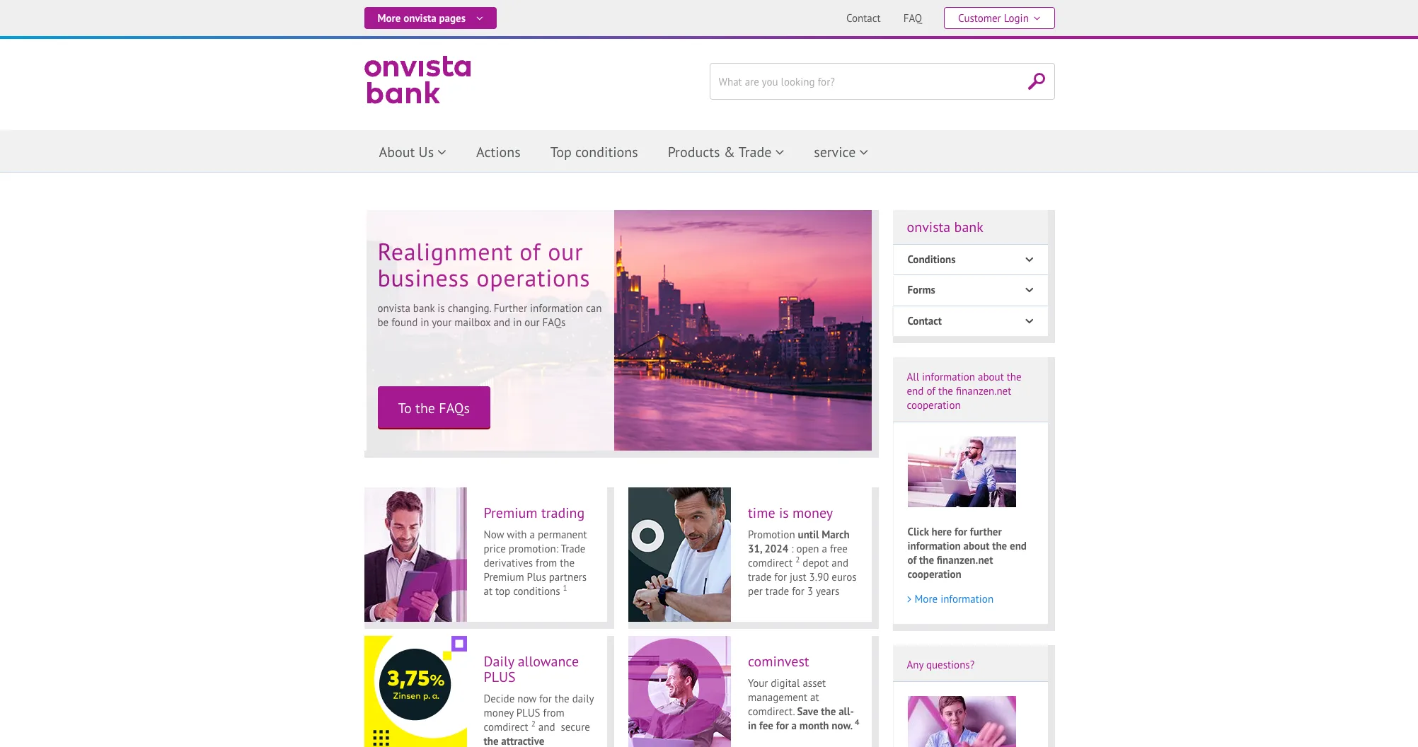 Onvista bankの概要 Onvista bankの概要