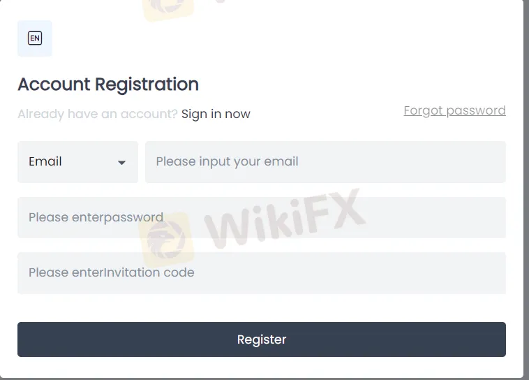 fill in required info