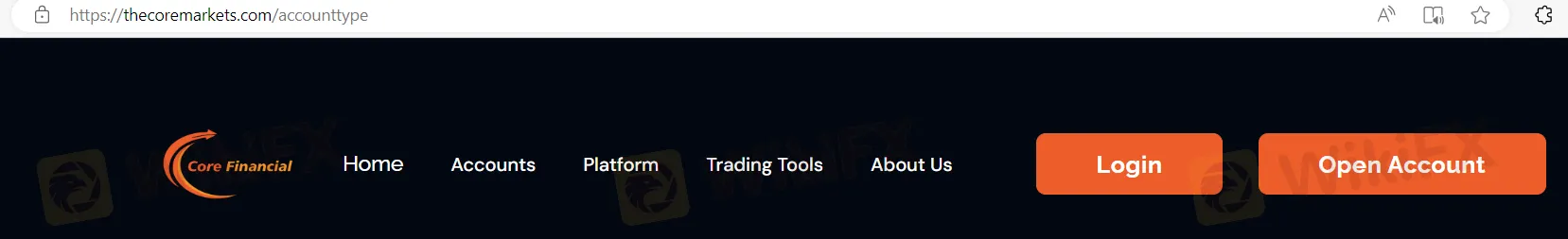 click on the 'Open Account' click on the 'Open Account'