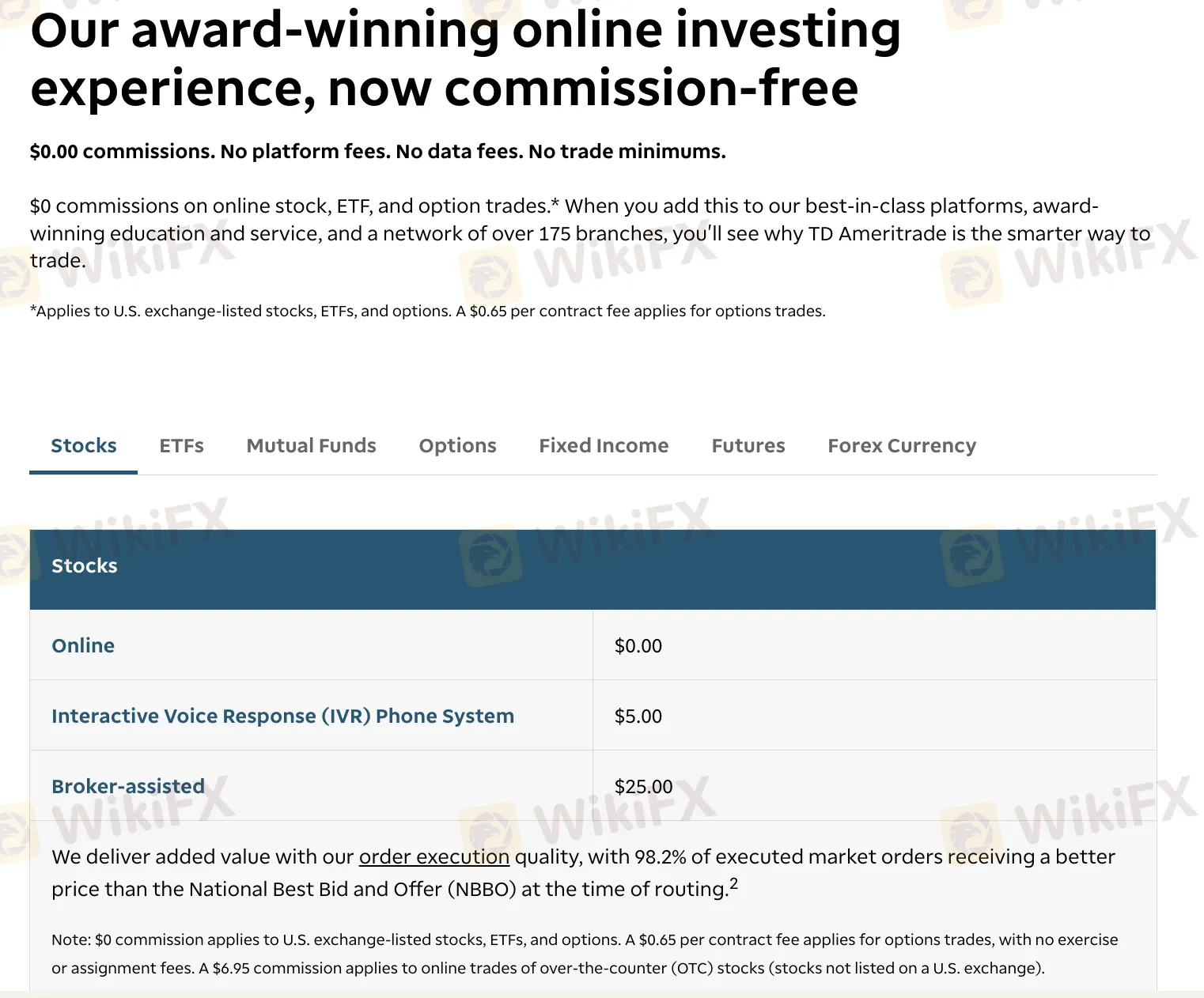 스프레드 및 수수료