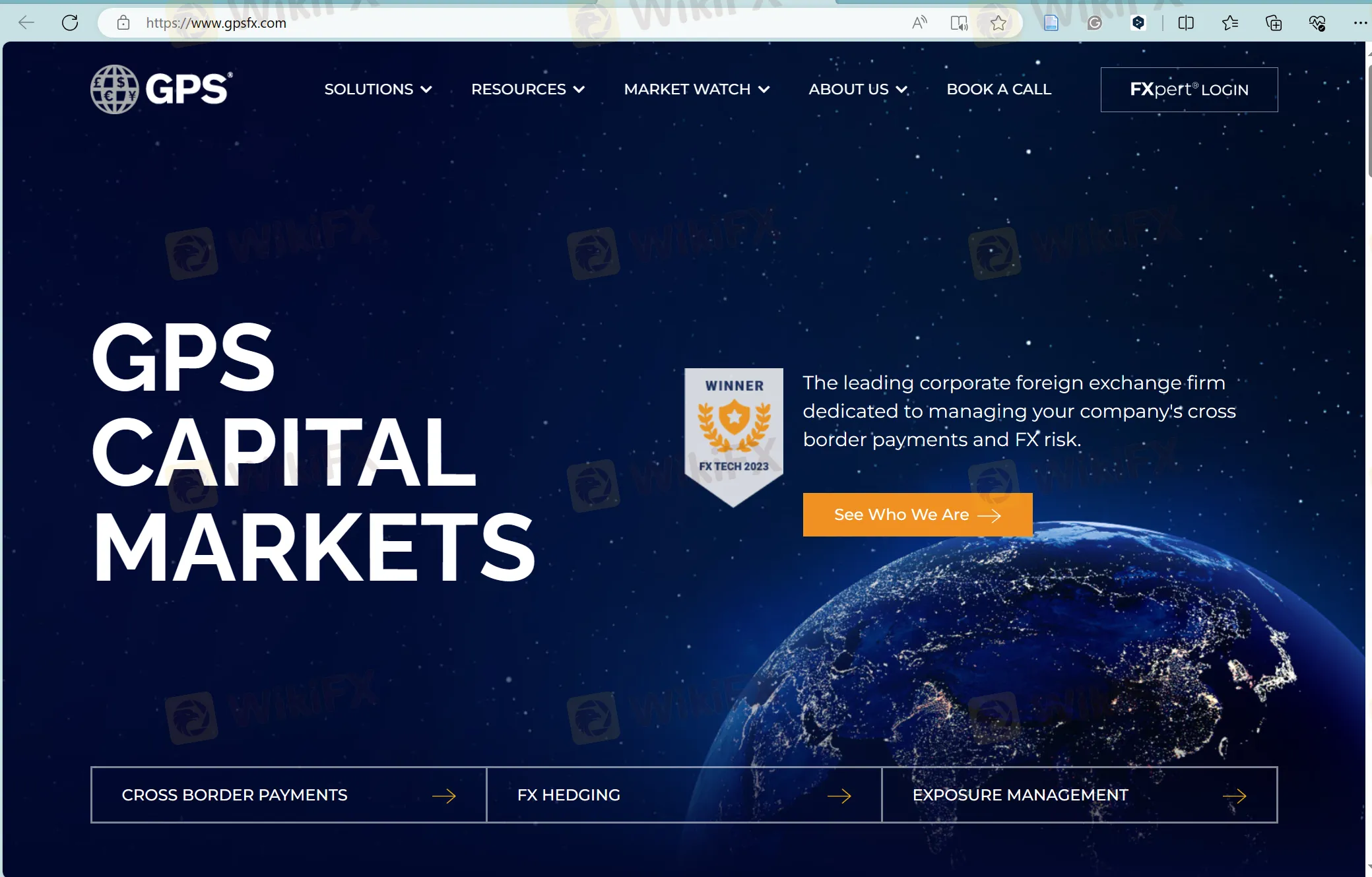 GPS homepage