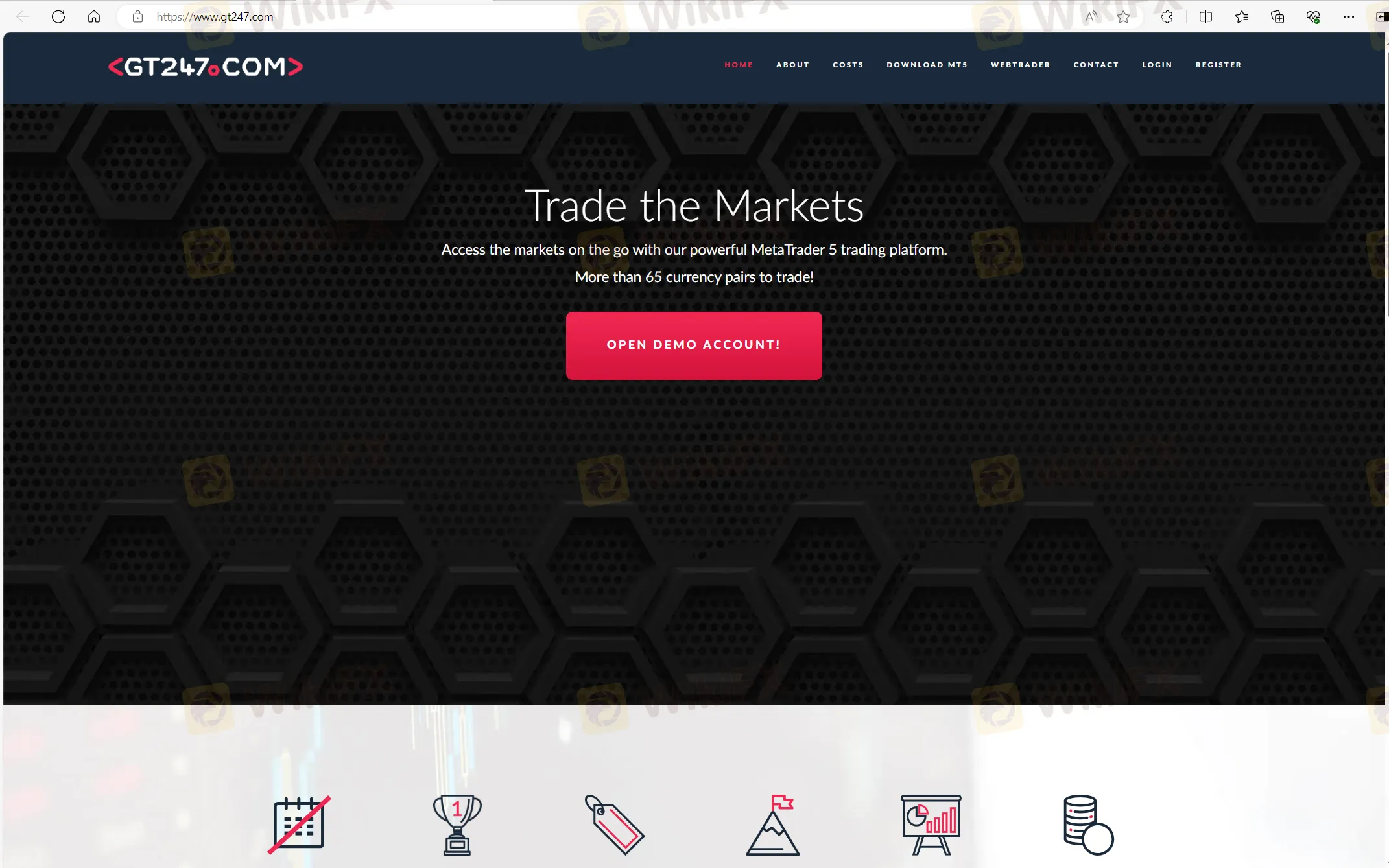 GT247.com's homepage