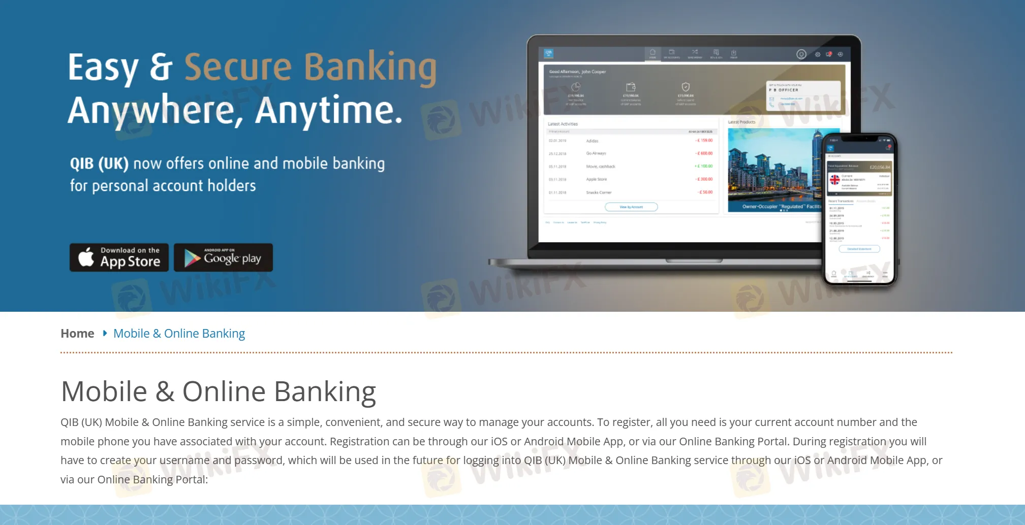 giao dịch di động & trực tuyến