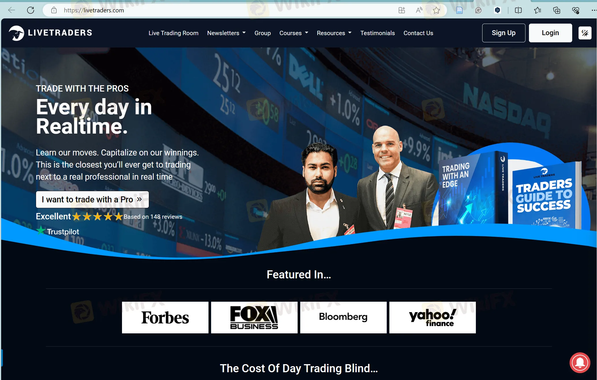 Домашняя страница Live Traders Домашняя страница Live Traders