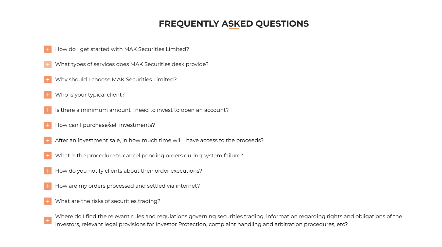 FAQ-Seite FAQ-Seite
