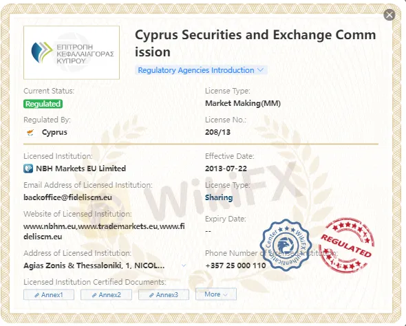 regulated by CySEC regulated by CySEC