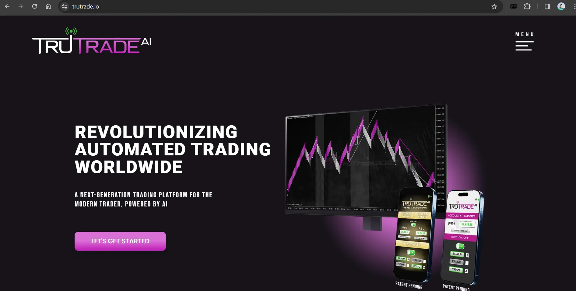 Trang chủ của TruTrade Trang chủ của TruTrade