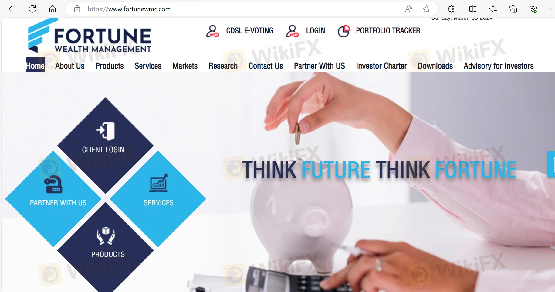  Fortune Wealth Management 's homepage