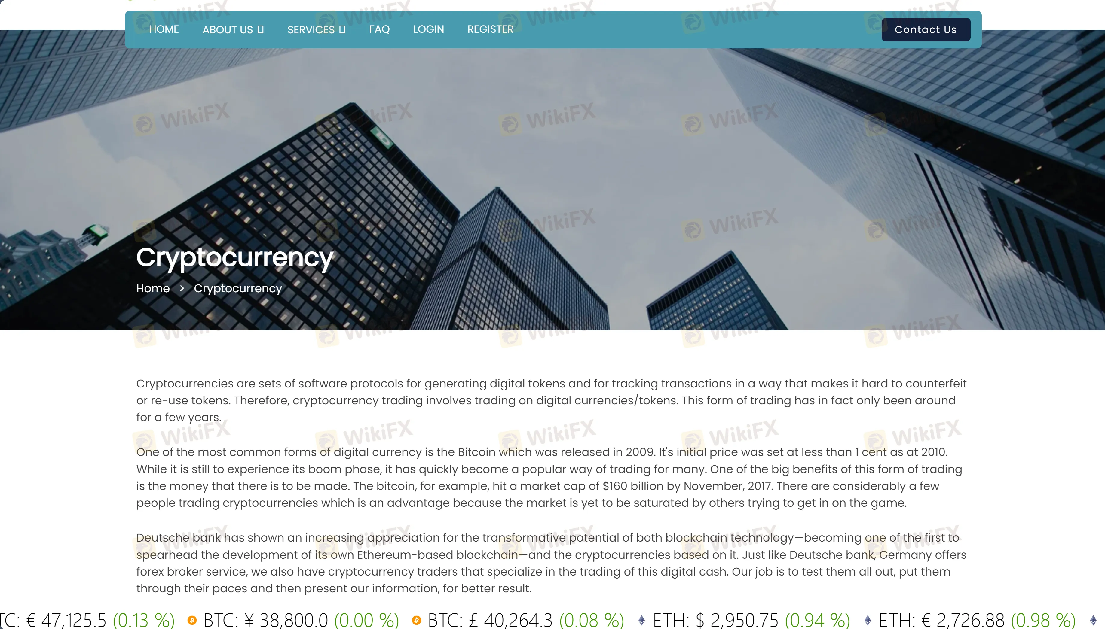 Cryptocurrency Trading