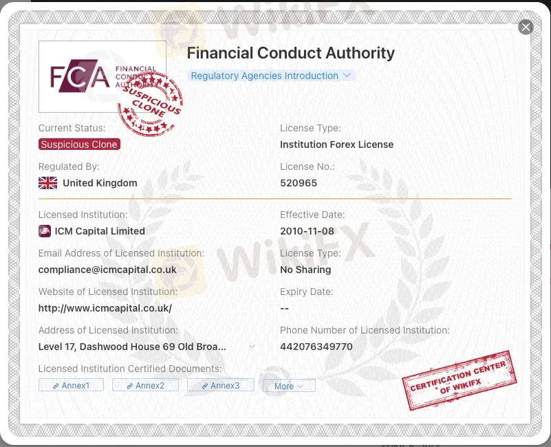 هل ICM Capital آمن أم عملية احتيال؟ هل ICM Capital آمن أم عملية احتيال؟