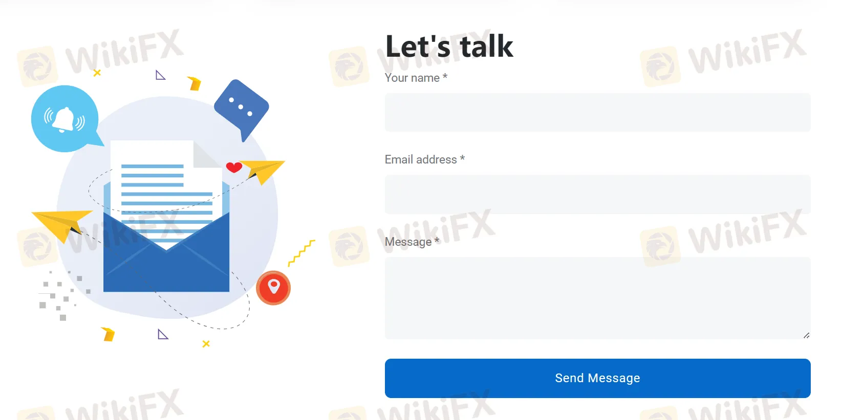 contact form
