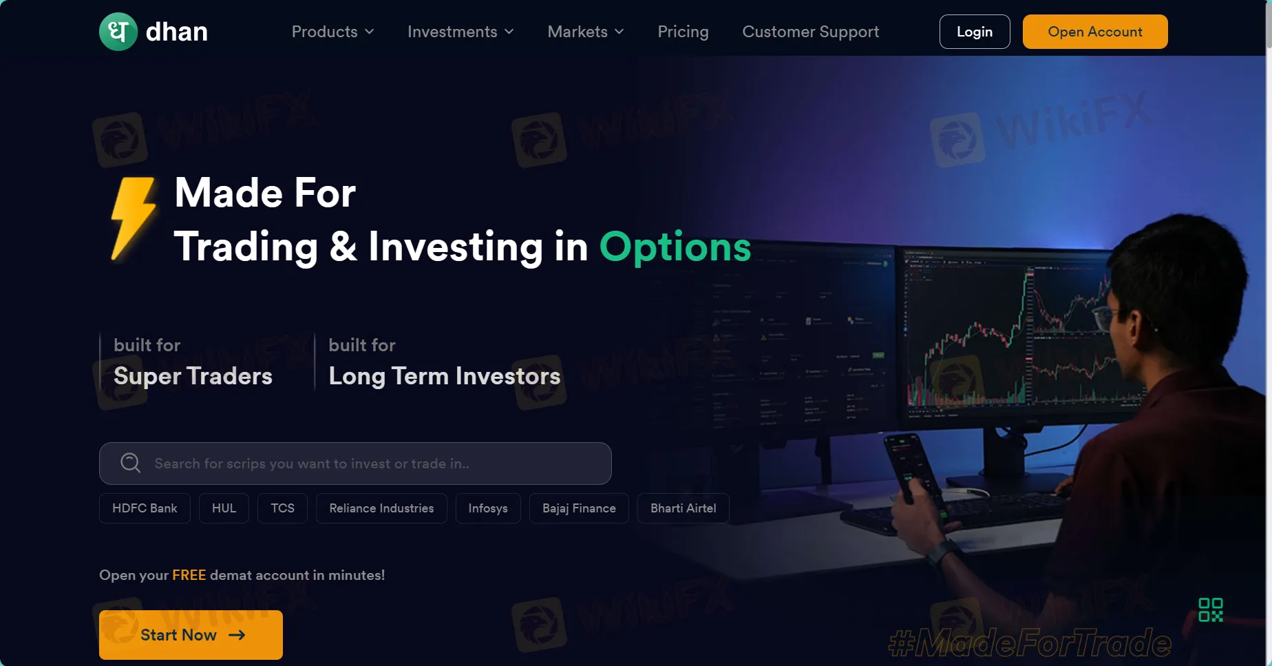 Dhans homepage