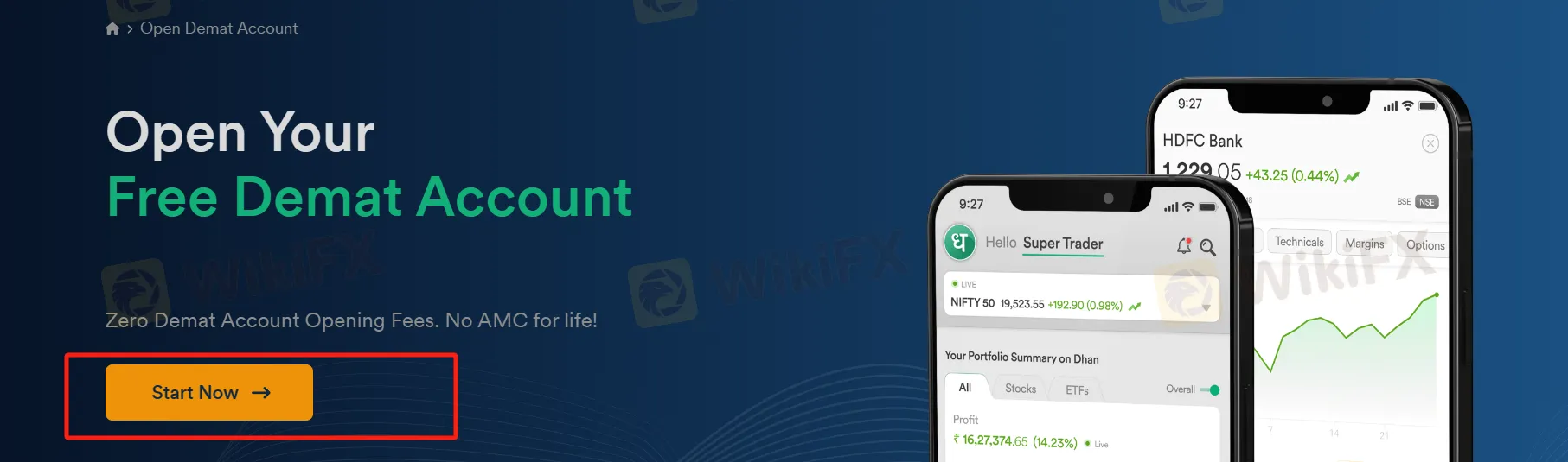 cliquez sur le bouton ''Commencer maintenant''