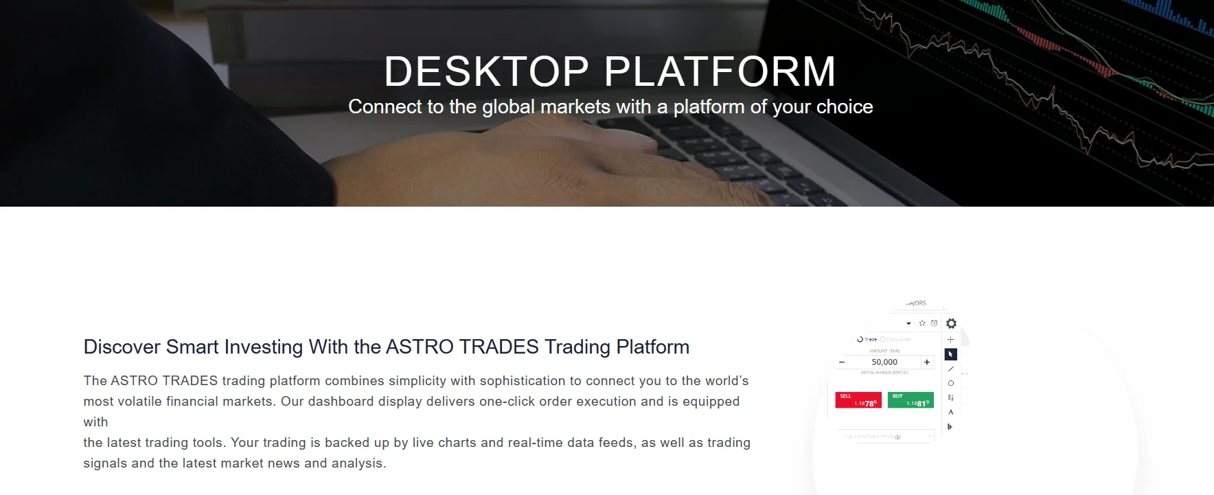 ASTRO TRADES Desktop Trading Platform