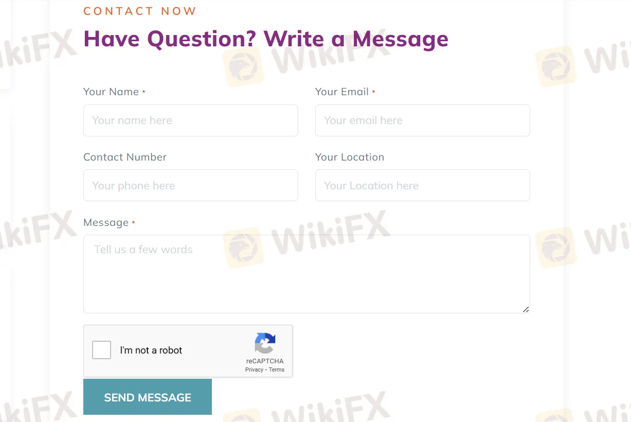 نموذج الاتصال