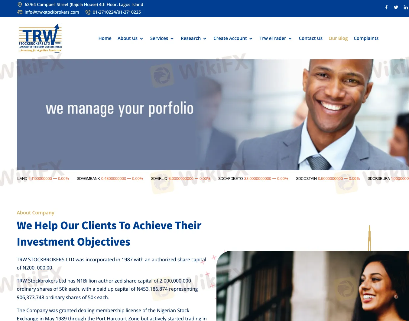 TRW Stockbrokers TRW Stockbrokers