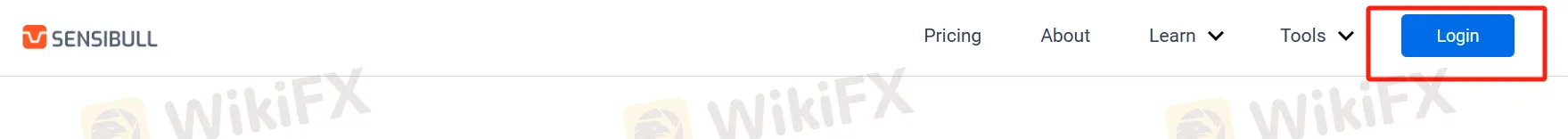 Click the button ''Login'' 