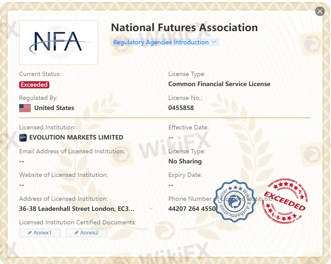 exceeded NFA license