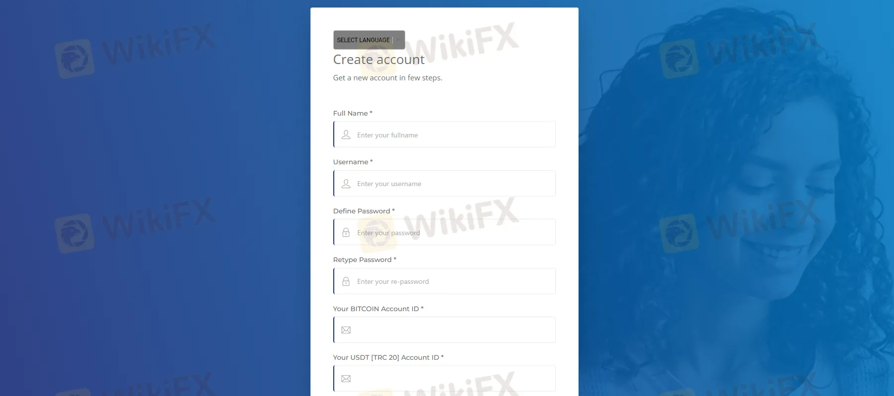 fill in required info fill in required info