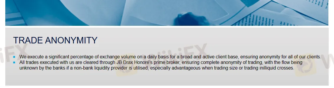 Trade Anonymity: Trade Anonymity: