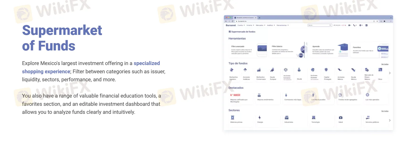 Supermarket of Funds