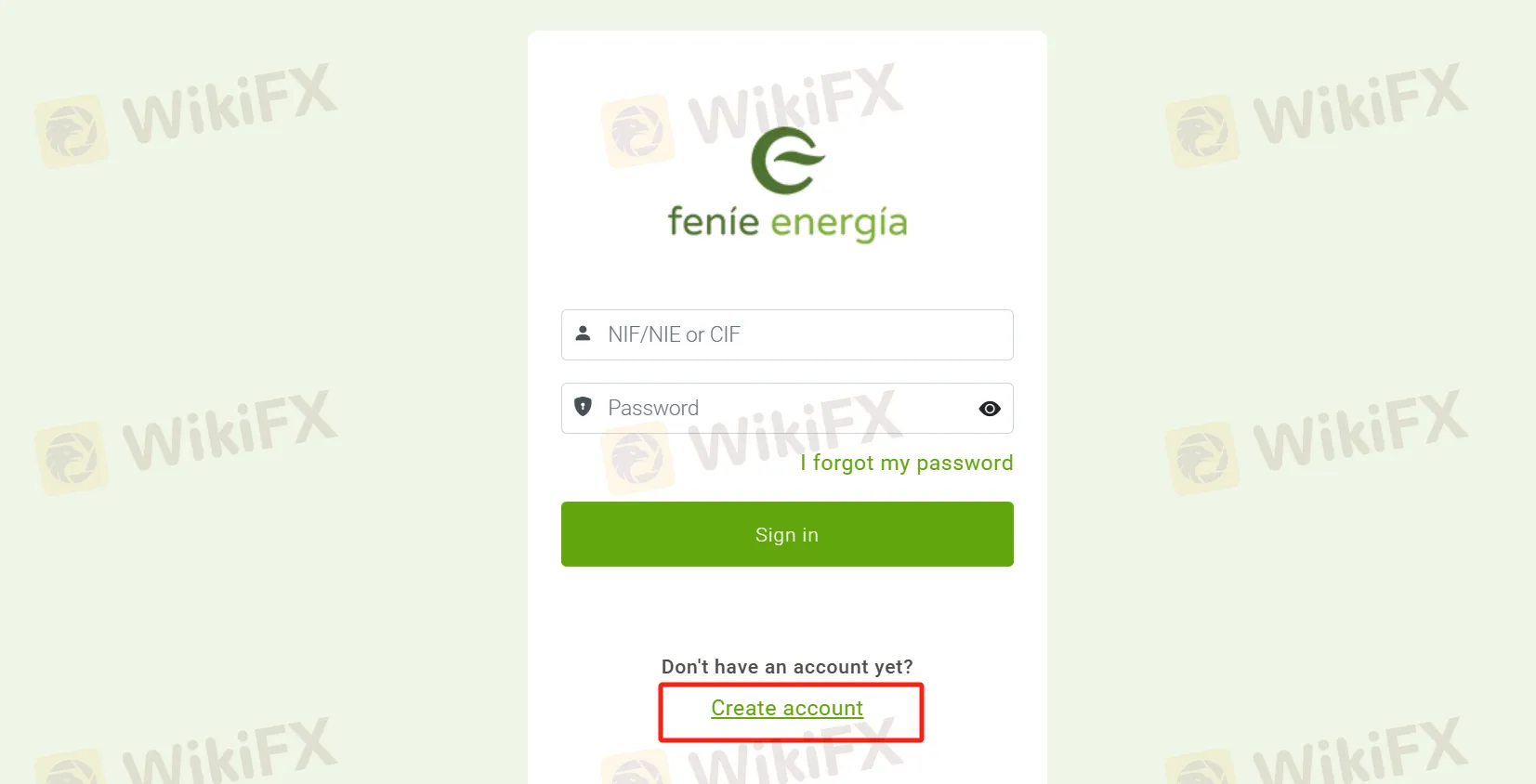 点击按钮''创建账户'' 点击按钮''创建账户''