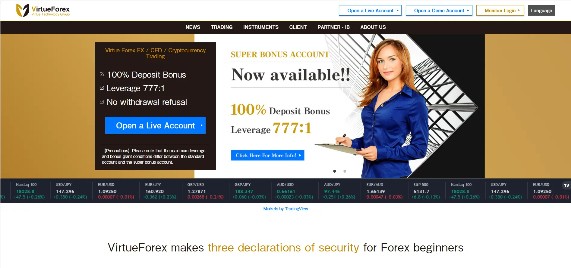 Overview of VirtueForex Overview of VirtueForex