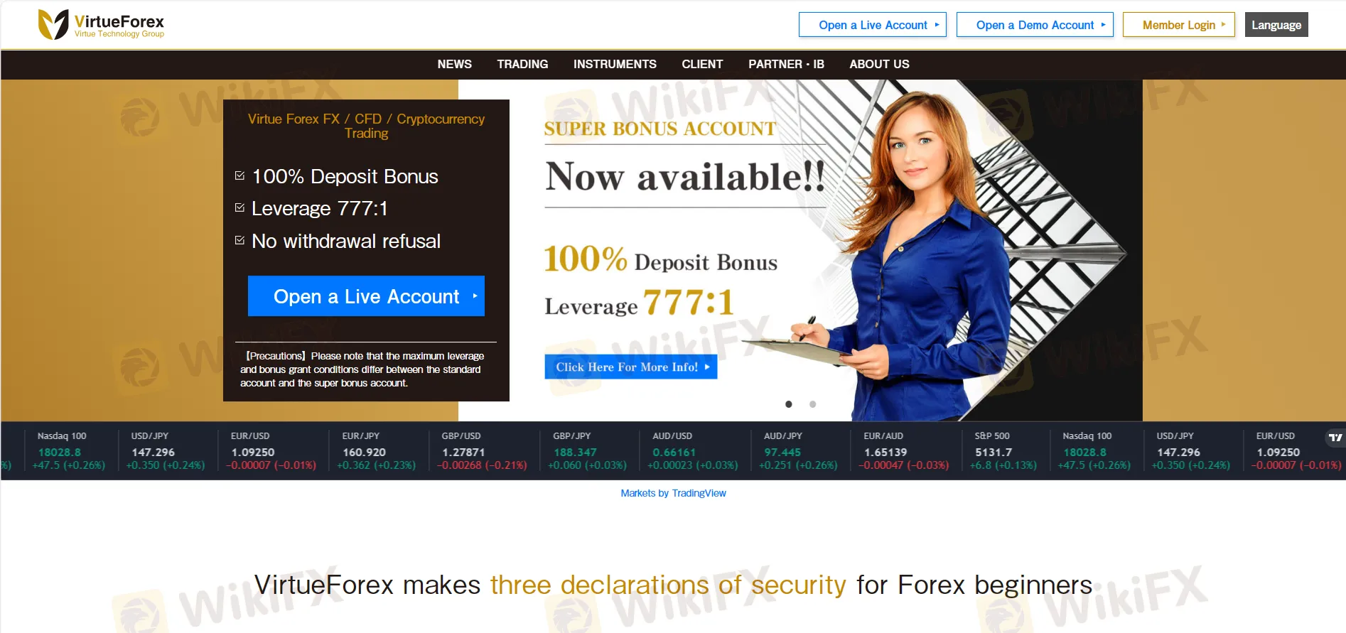 Обзор VirtueForex