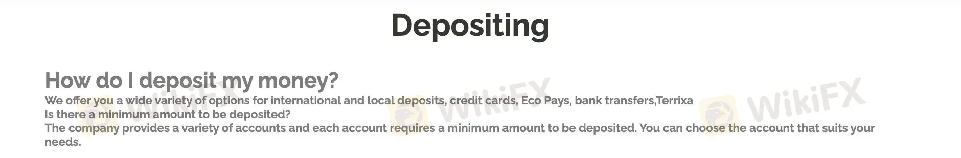 การฝากเงินและการถอนเงิน