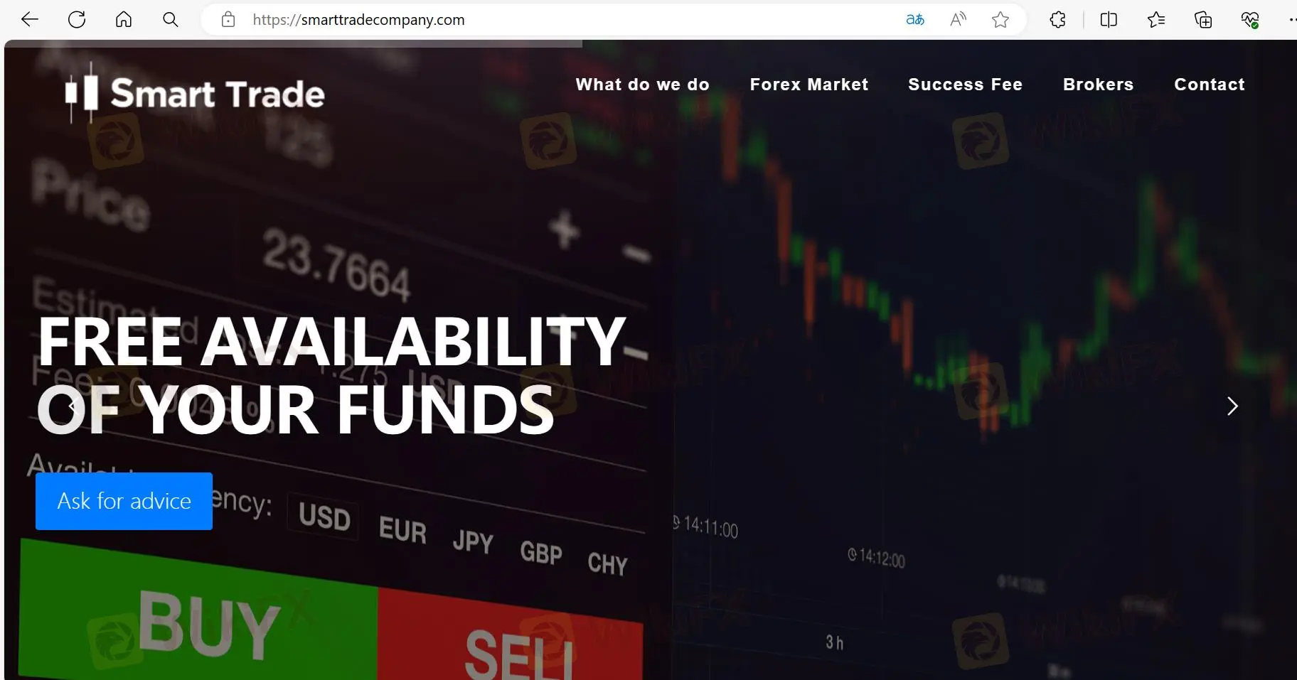 Trang chủ của Smart Trade Trang chủ của Smart Trade