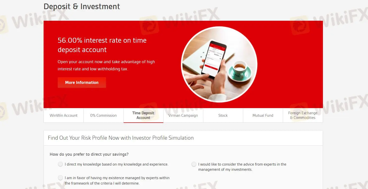 Deposit & Investment