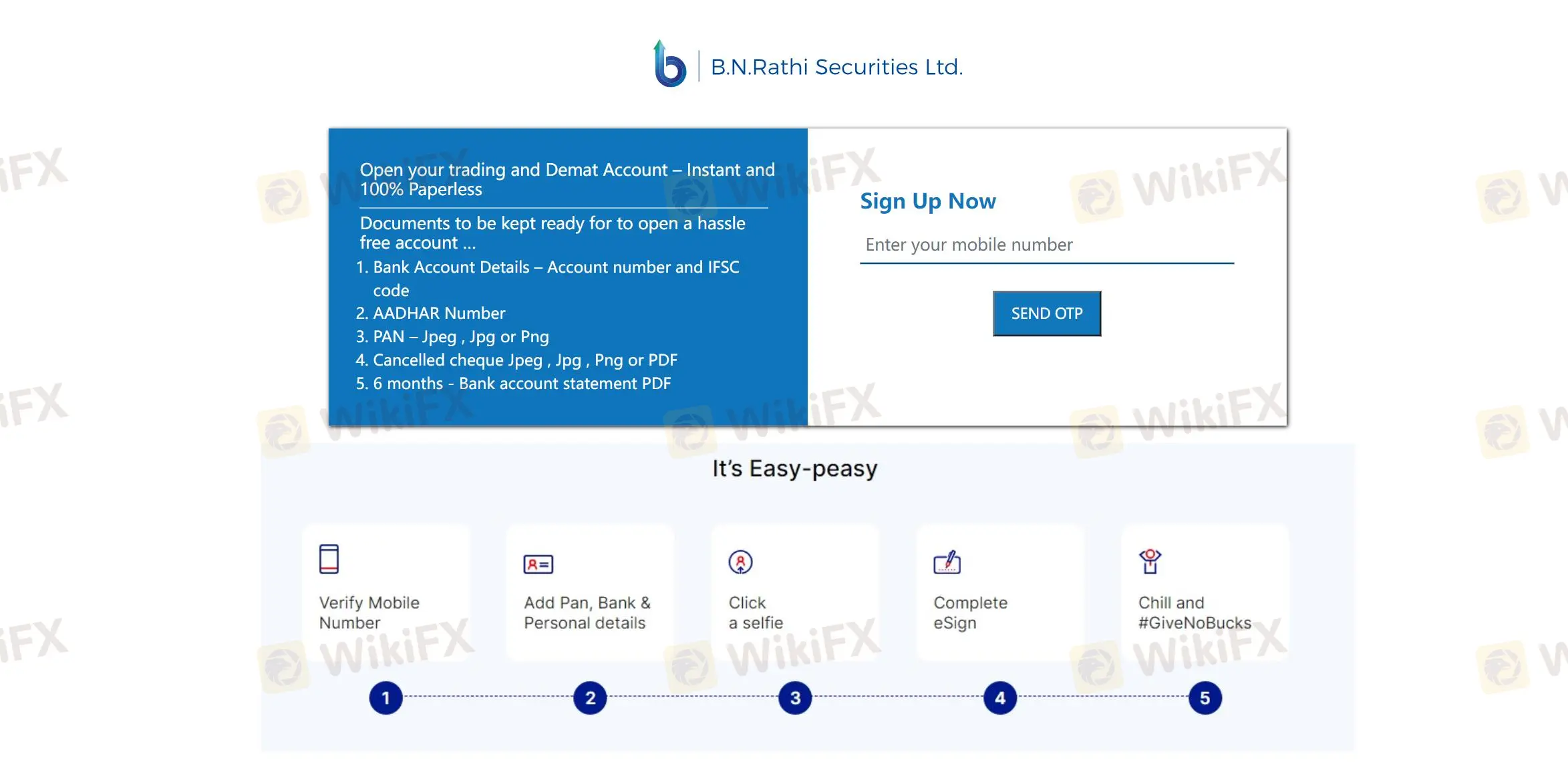 How to Open an Account with BNRSL