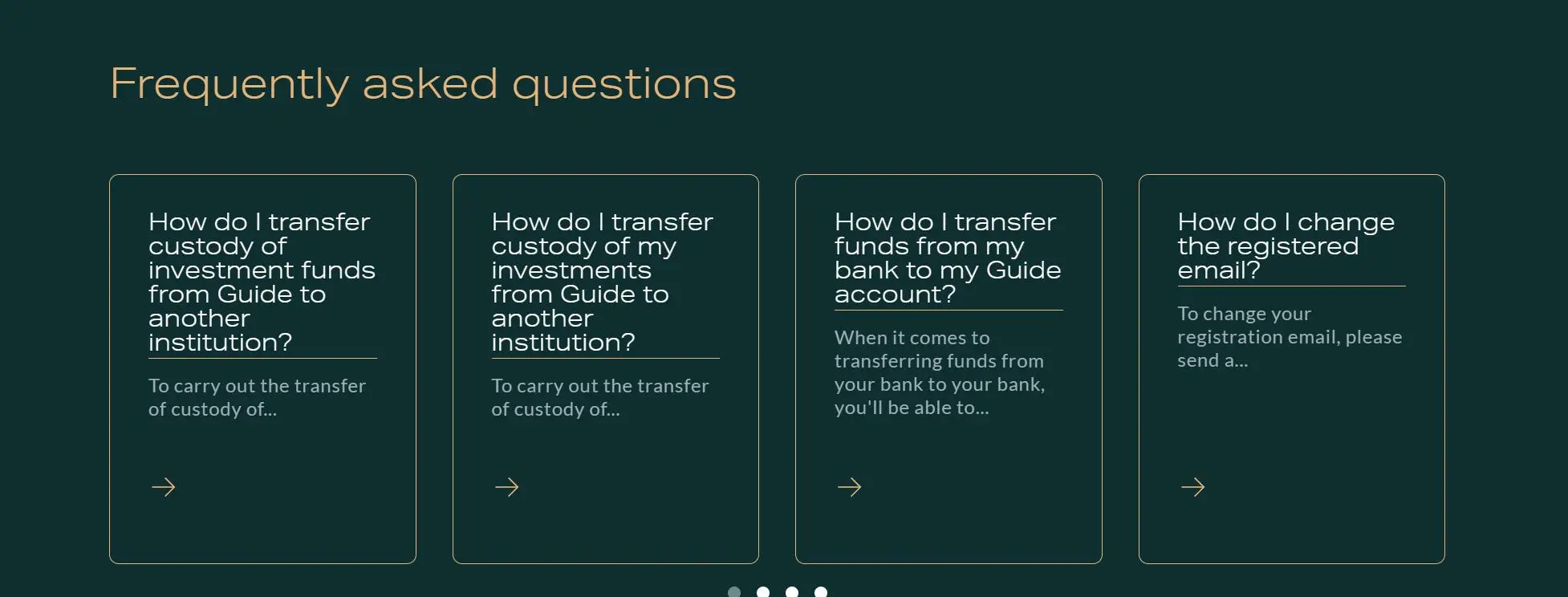 FAQ页面
