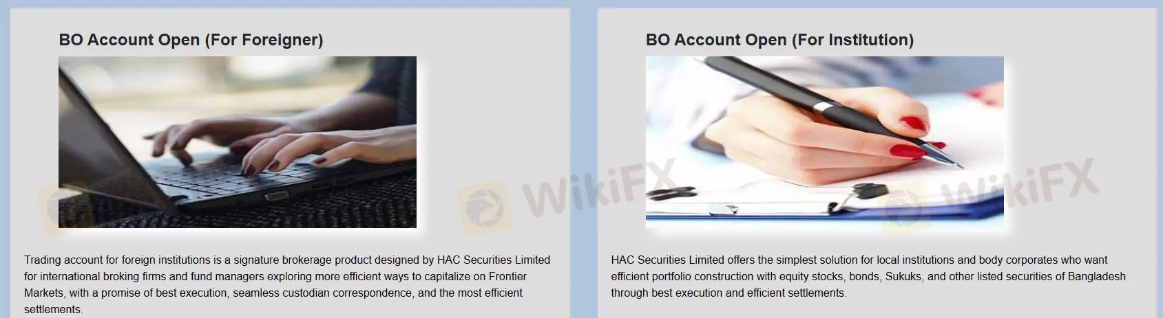 BO口座開設 BO口座開設