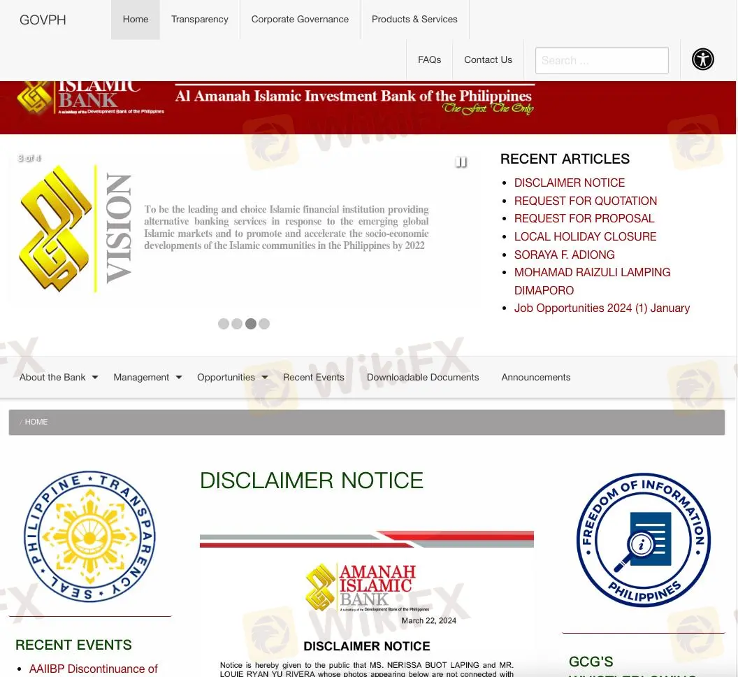 Überblick über Amanh Bank Überblick über Amanh Bank