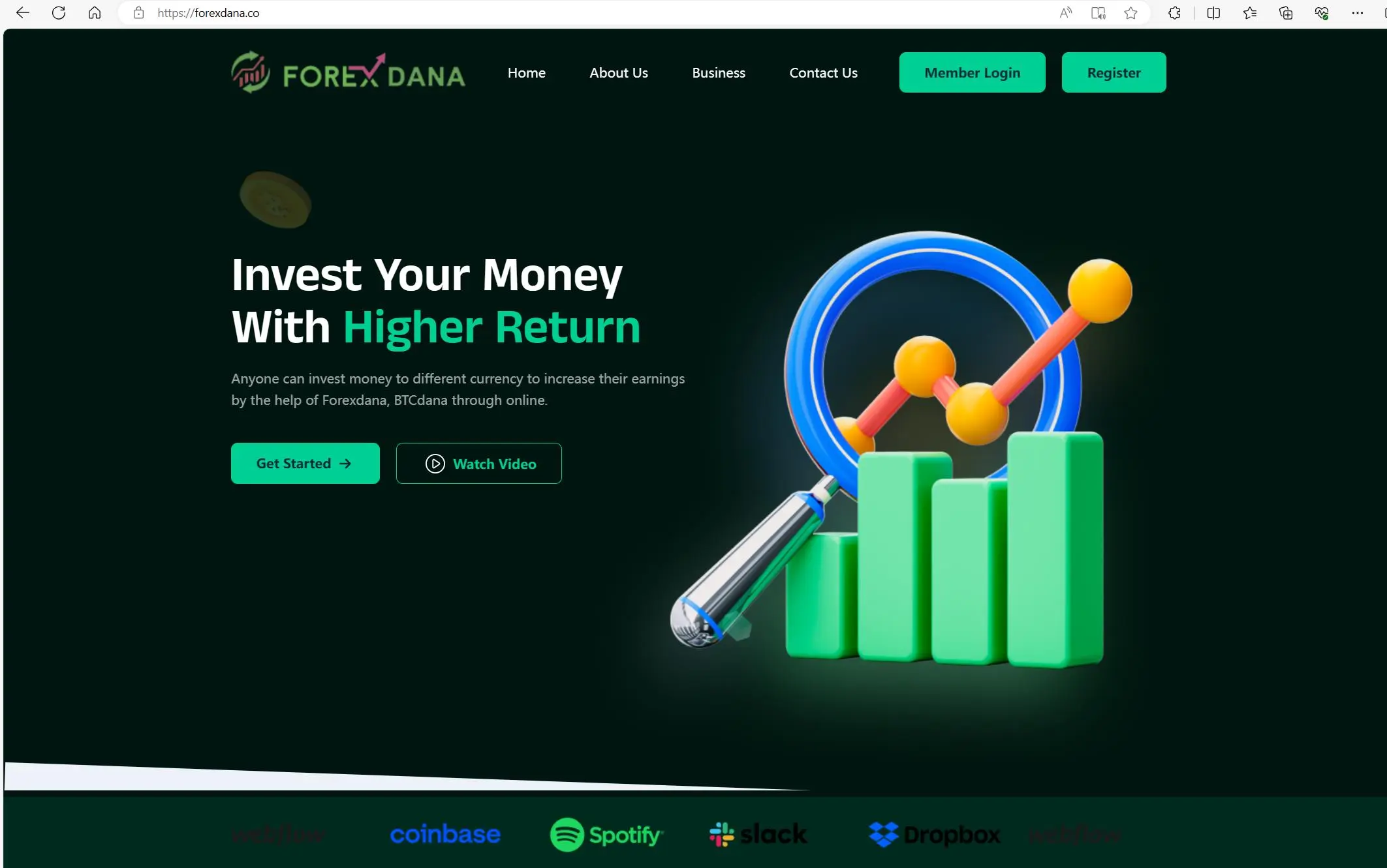 Forex Danaのホームページ